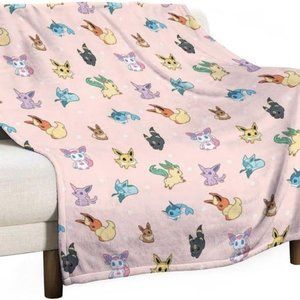 Pokemon Throws Blanket Ultra-Soft Micro Fleece Blanket Throw for Kids (50x40inch